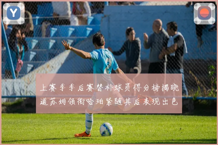 上赛季季后赛替补球员得分榜揭晓道苏姆领衔哈珀紧随其后表现出色
